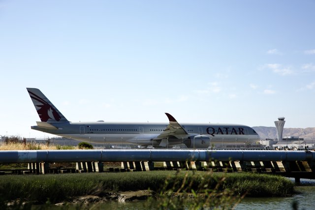 The Majestic Qatar Airways at San Francisco International