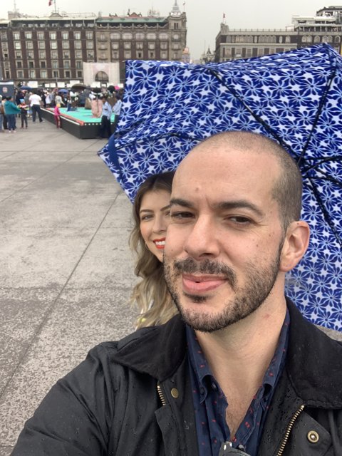 Selfie in the Rain