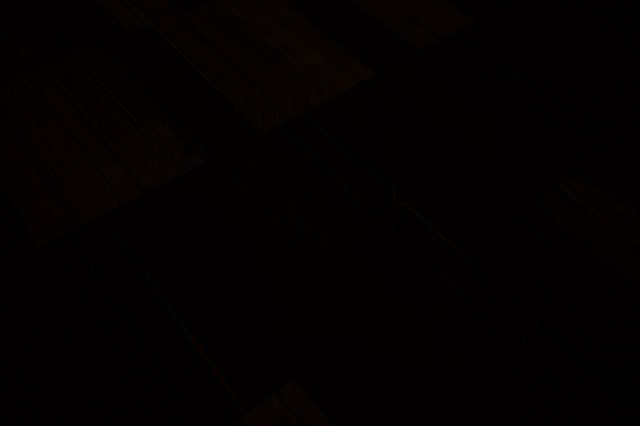 Dark Aerial Web of Festival Lights From Above