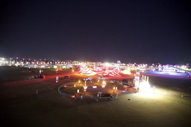 Illuminating the Night Sky at Coachella