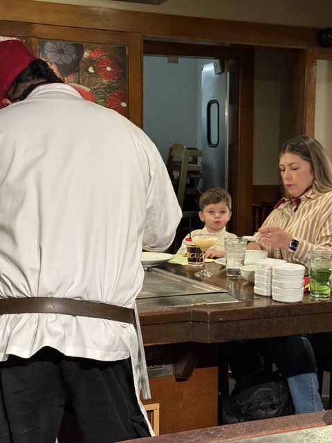 Culinary Anticipation at the Teppanyaki Grill