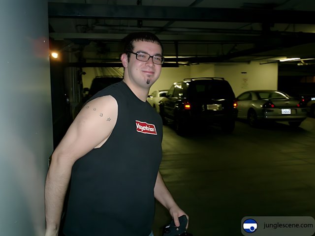 Dave B in the Parking Garage