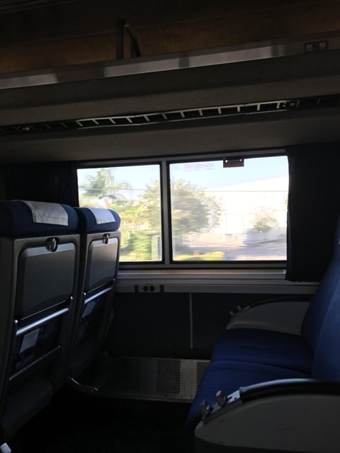 Inside a Train Car