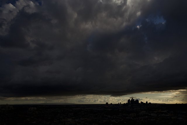 Stormy Skies Over Los Angeles