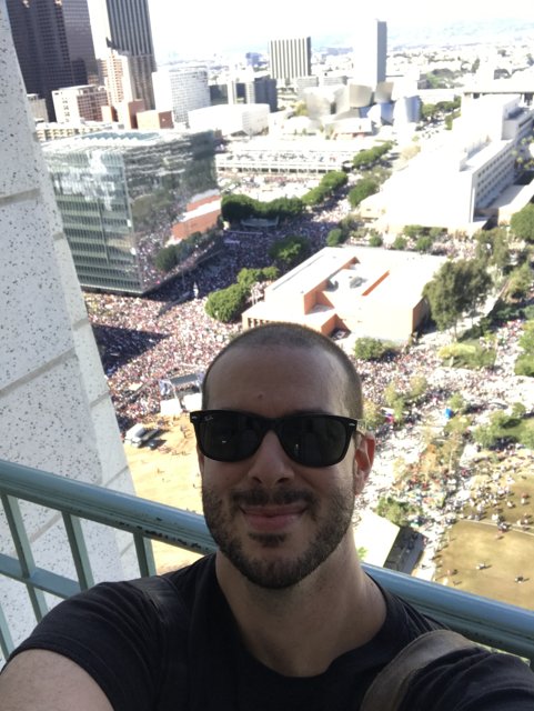 Selfie in the Heart of the City