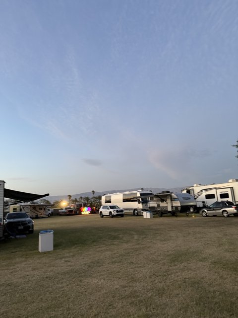 Evening at the RV Campground