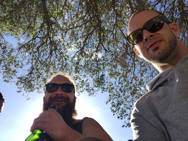 Under the Tree with Beers and Shades