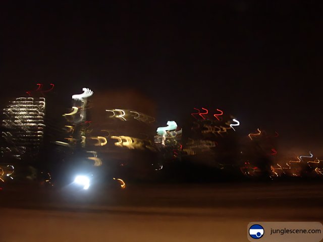 Blurry Metropolis Lights