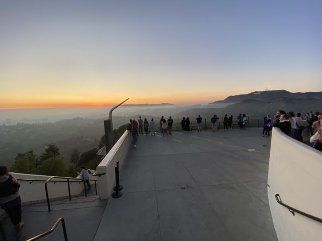Sunset at Griffith Observatory