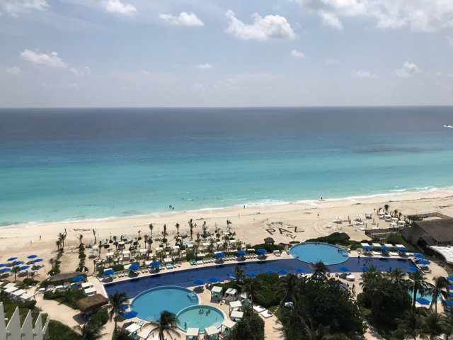 Aerial View of the Grand Cancun Resort