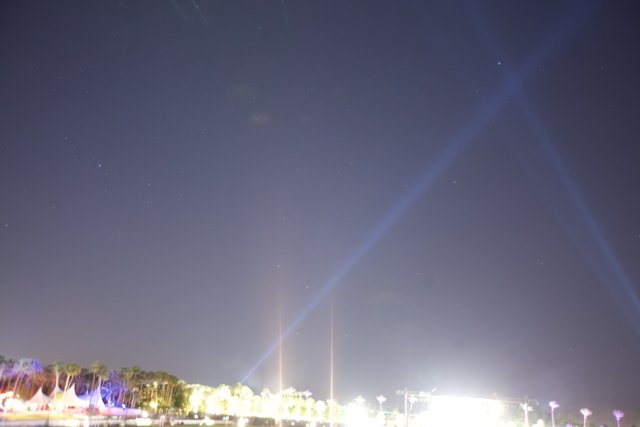 Dazzling Light Show at Coachella