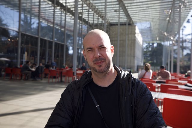 Portrait at Modern Outdoor Dining Pavilion