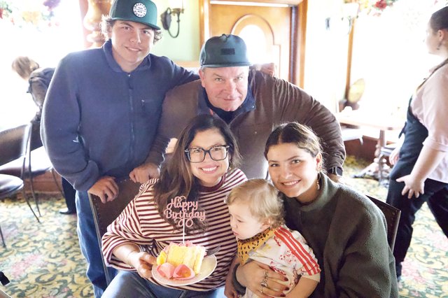 Multigenerational Family Birthday Celebration at Restaurant