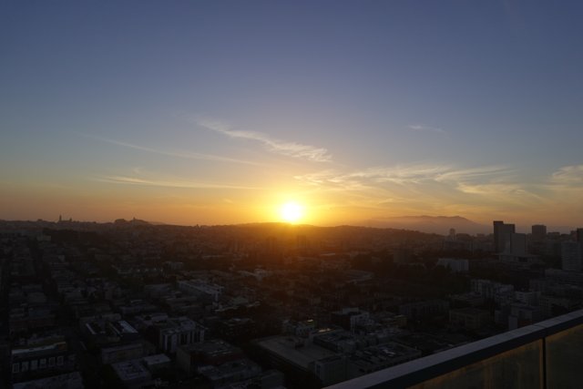 Sunset over the Urban Horizon
