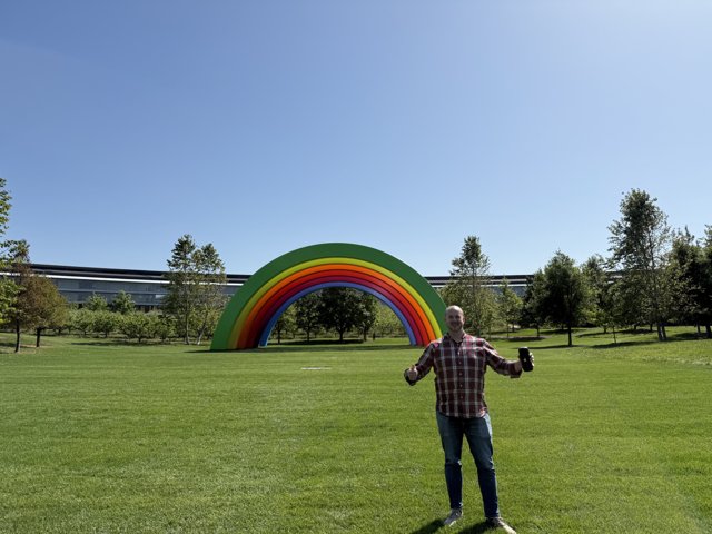 Under the Rainbow at Apple Park