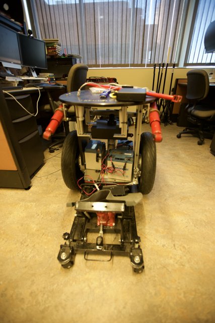 High-Tech Wheel Robot