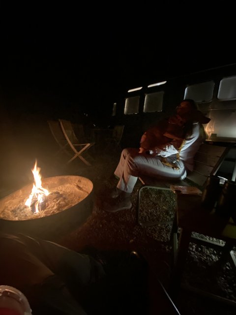 Intimate Outdoor Bonfire