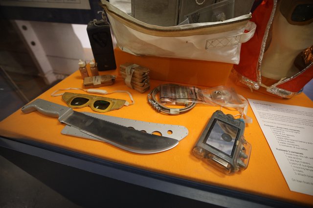 Improvised Weapons Display from USS Hornet Museum