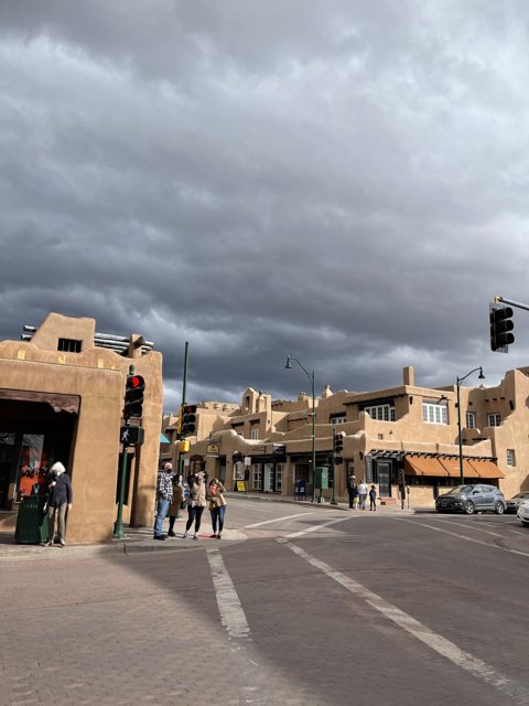 Urban Streetscape in Santa Fe