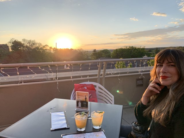 Sunset Sipping in Santa Fe