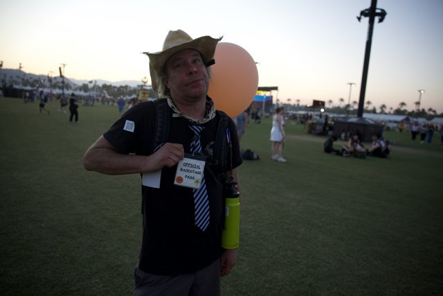 Backstage Flair at Coachella 2024: An Evening Portrait