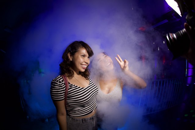 Smoke and Style at the Night Club