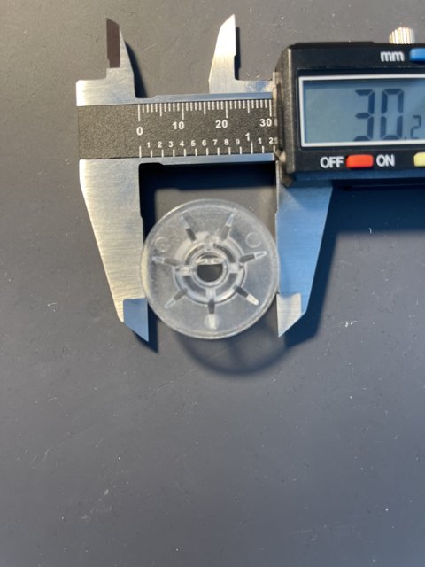 Measuring the Size of a Plastic Disk