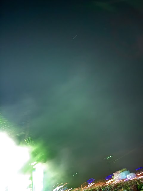 Nighttime Light Dance at Empire Polo Club