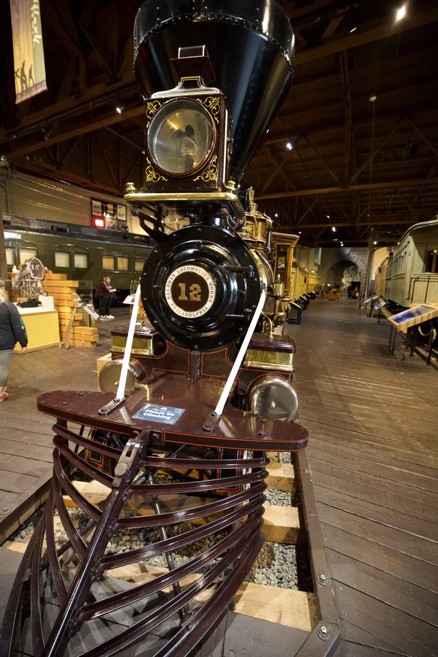 Historic Steam Locomotive No. 12 at Railroad Museum