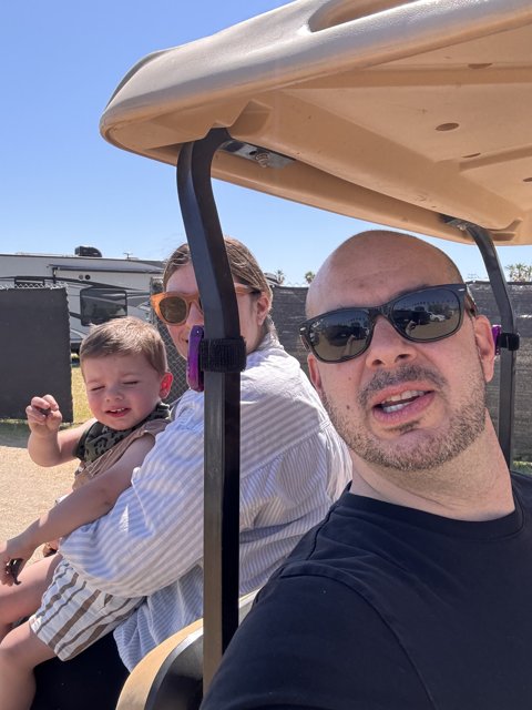 Sunny Smiles and Golf Cart Rides - Coachella 2024