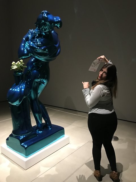 Blue Sculpture Encounters: Lori S at The Broad