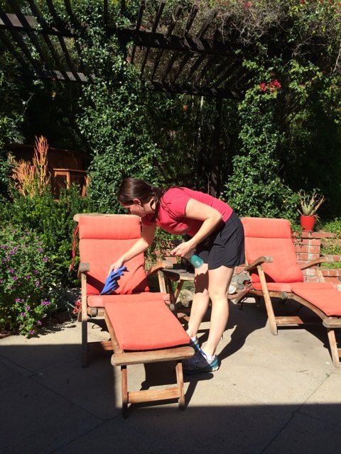 Summer Cleaning on the Patio