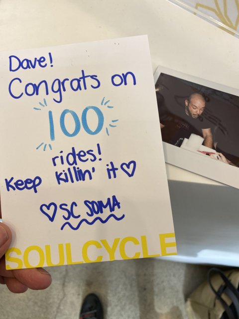 Congrats on 100 Rides