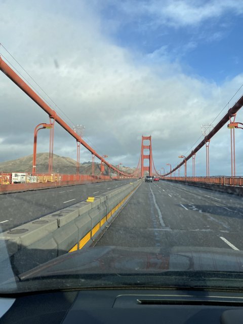Driving Across the Golden Gate Bridge