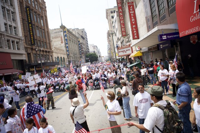 Great American Boycott Protesters March on City Streets