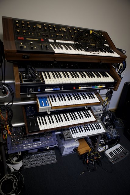 Crystal Method's Electronic Music Room