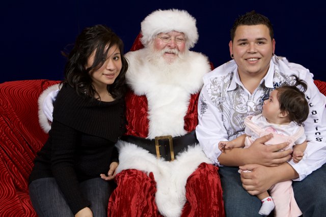 Christmas 2008 with Santa Claus