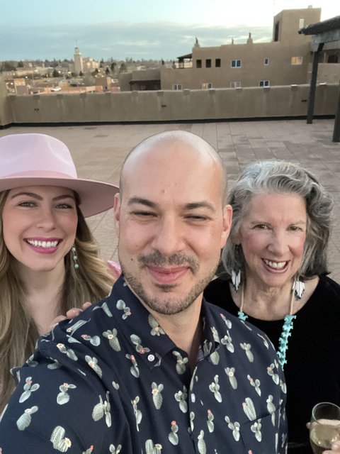 Rooftop Selfie with Friends