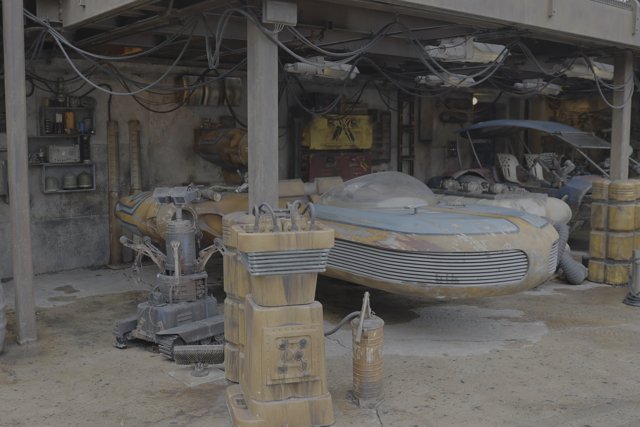 Rebel's Workshop: A Star Wars-Inspired Garage