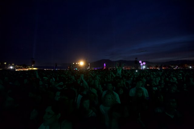 Coachella 2011: Night Sky Lights Up with Electric Energy during Concert