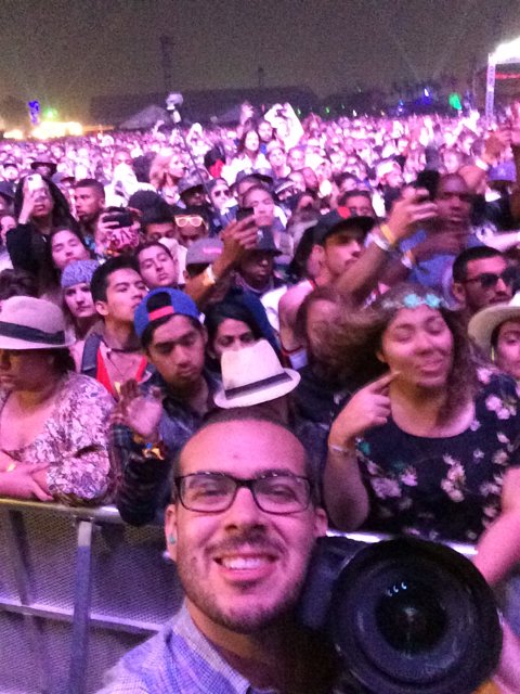 Crowd Selfie at Empire Polo Club
