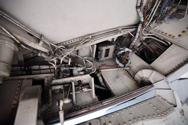Aircraft Engine Bay Interior on USS Hornet