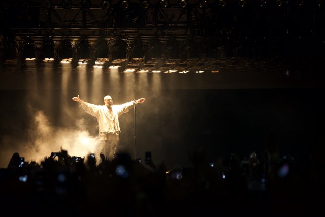 Kanye West Takes the Stage