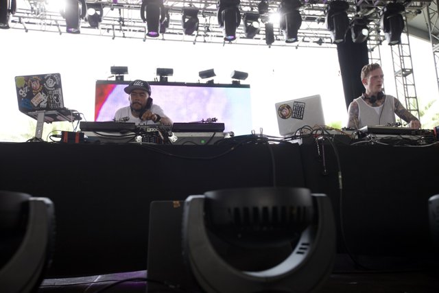 Electronic Music Duo Performs at Coachella