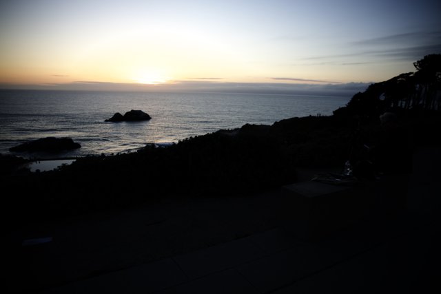Tranquil Moments at Sutro Baths