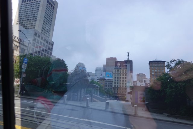 Cityscape Through the Window