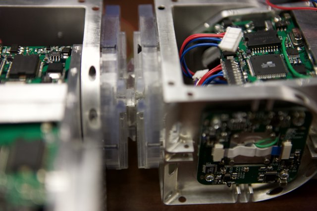 Electronics Component Inside Metal Box