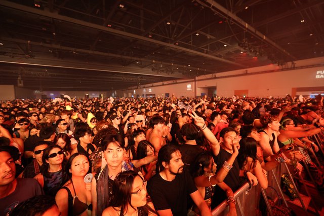 Massive Indoor Crowd at Wobbleland 2026 Festival