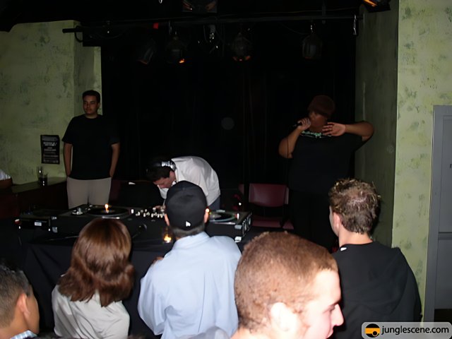 DJ Spinning at Nightclub