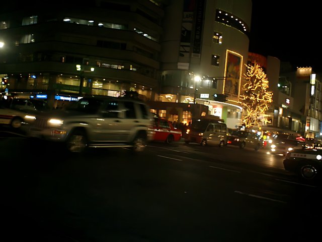 Night Traffic in Tokyo's Metropolis
